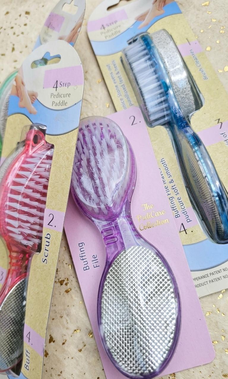 4-in-1 Pedicure Paddle Brush 4-in-1 Pedicure Paddle Brush